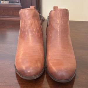Brown Leather Ankle Boots